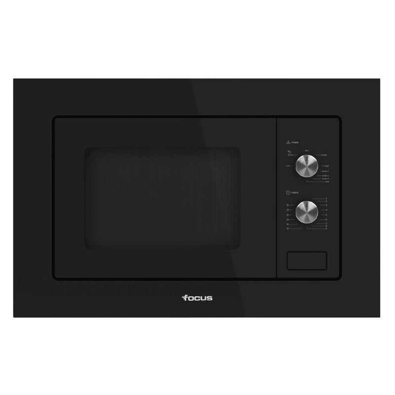 Micro-Onde Grill Encastrable FOCUS F23B 20 Litres Noir