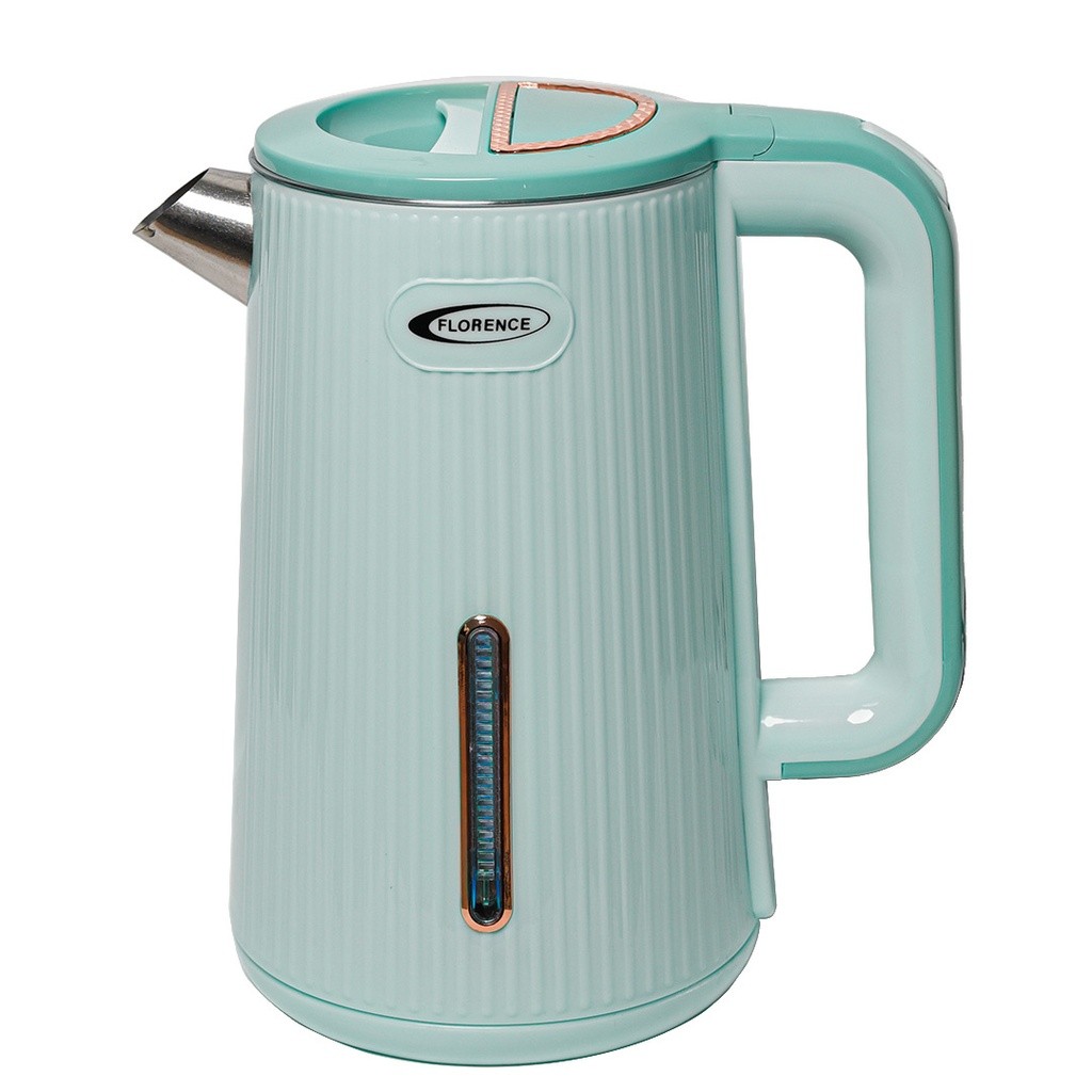 Bouilloire Électrique 1500W 2L Florence HK373 Vert d'eau