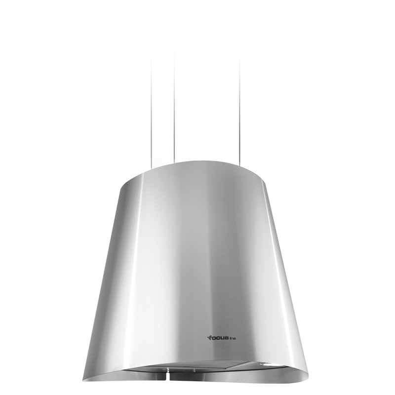 Hotte Centrale FOCUS LAGO 50 cm - Inox
