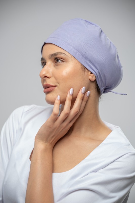 Calot médical stylé et confortable Couleur unie