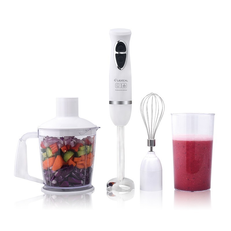 Mixeur Plongeant 4en1 600W Lexical LHB-1604 Blanc