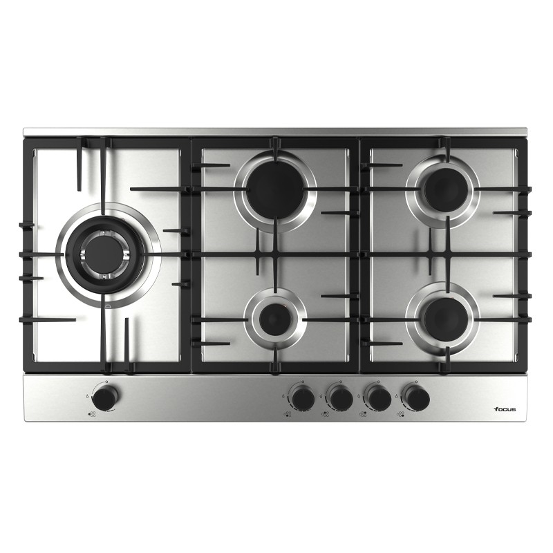 Plaque de Cuisson Encastrable FOCUS F40789XS 5Feux 90cm - Inox