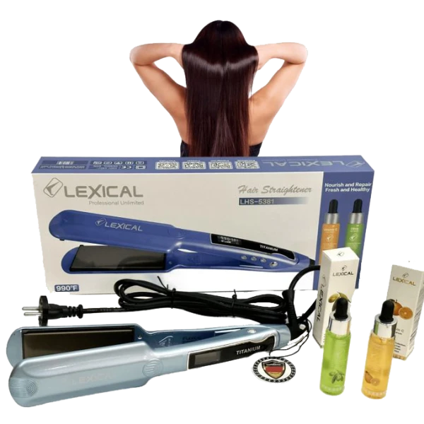 Plaque cheveux Lexical LHS-5381 Bleu