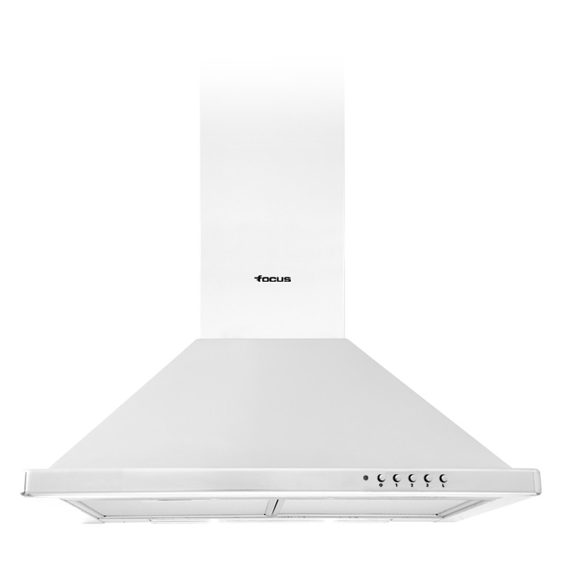 Hotte Pyramidale FOCUS F605W 60CM - Blanc