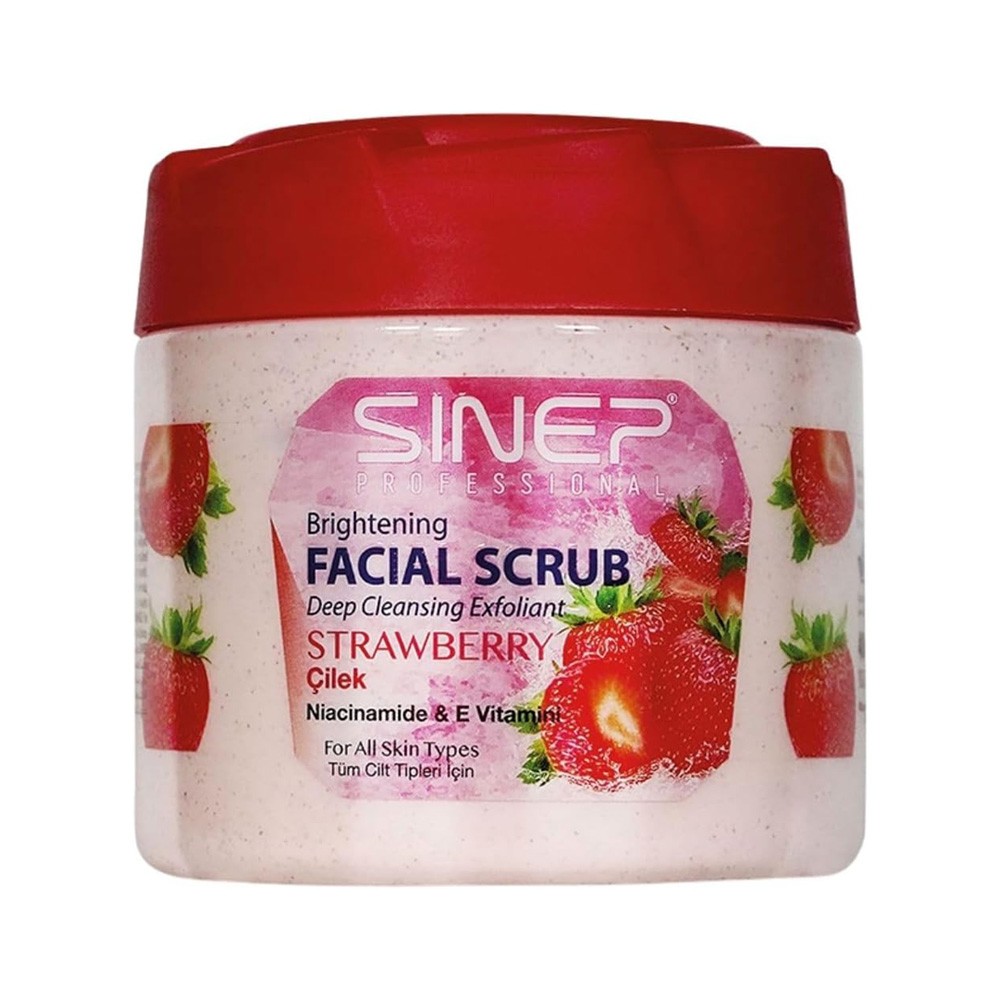 SINEP-Gommage Visage Exfoliant 400ml STRAWBERRY