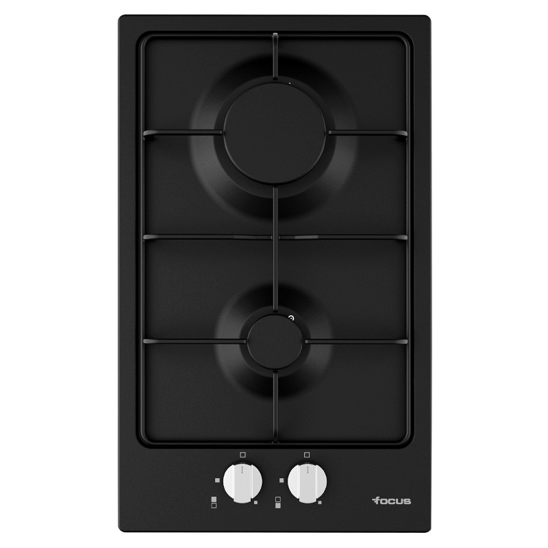 Plaque de Cuisson Encastrable FOCUS F813B 2 Feux 30cm - Noir