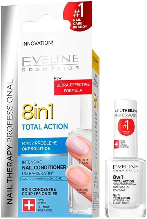 Eveline Nail Total Action 8 en 1  12ml